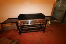 Portable Propane Grill, with (2) Side Counted, Mounted on Portable Frame (Located on 2nd Floor--