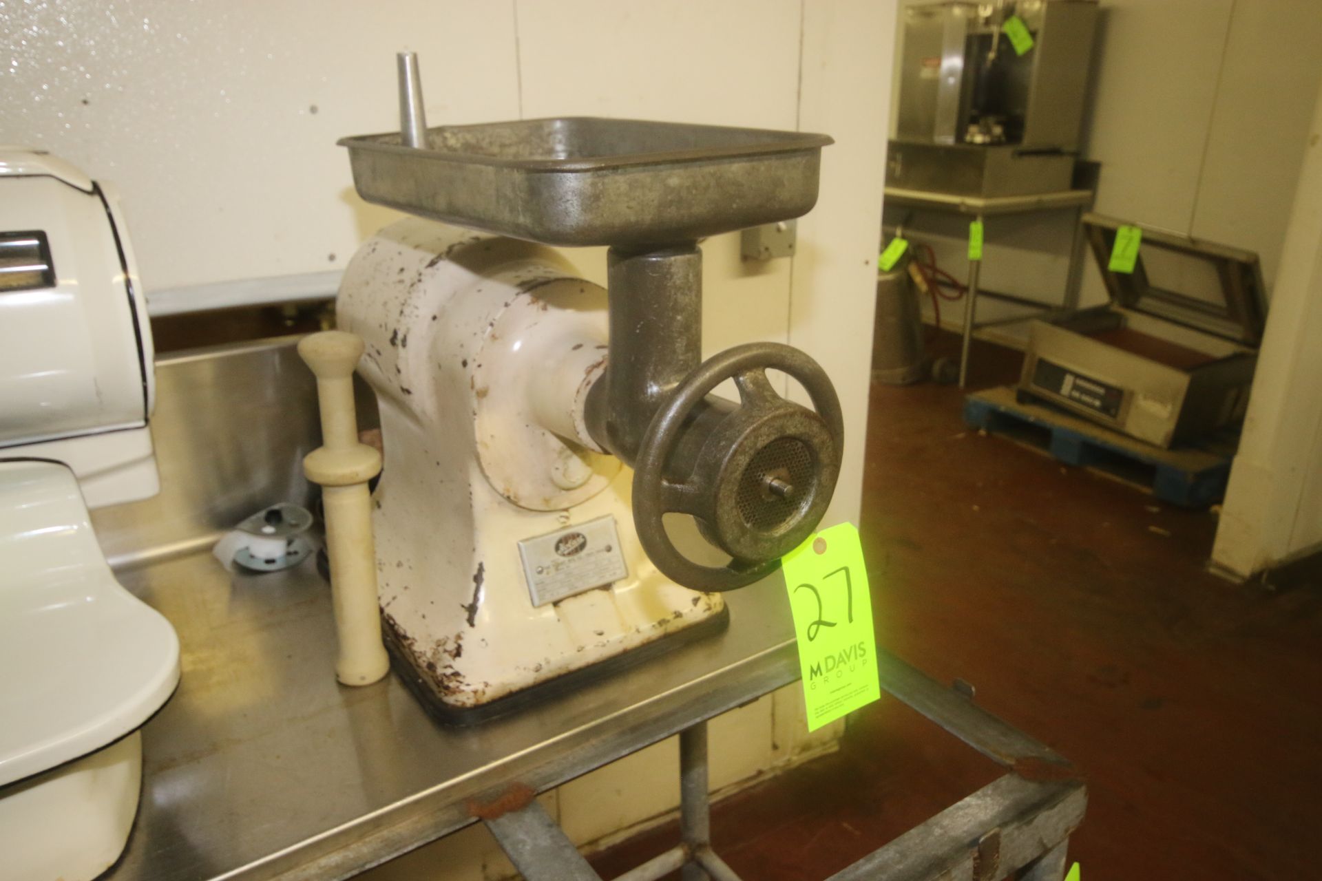 Hobart Table Top Grinder/Copper, M/N 432, S/N 1172209, Speed 1725, 220 Volts, 3 Phase, with 1/2 hp