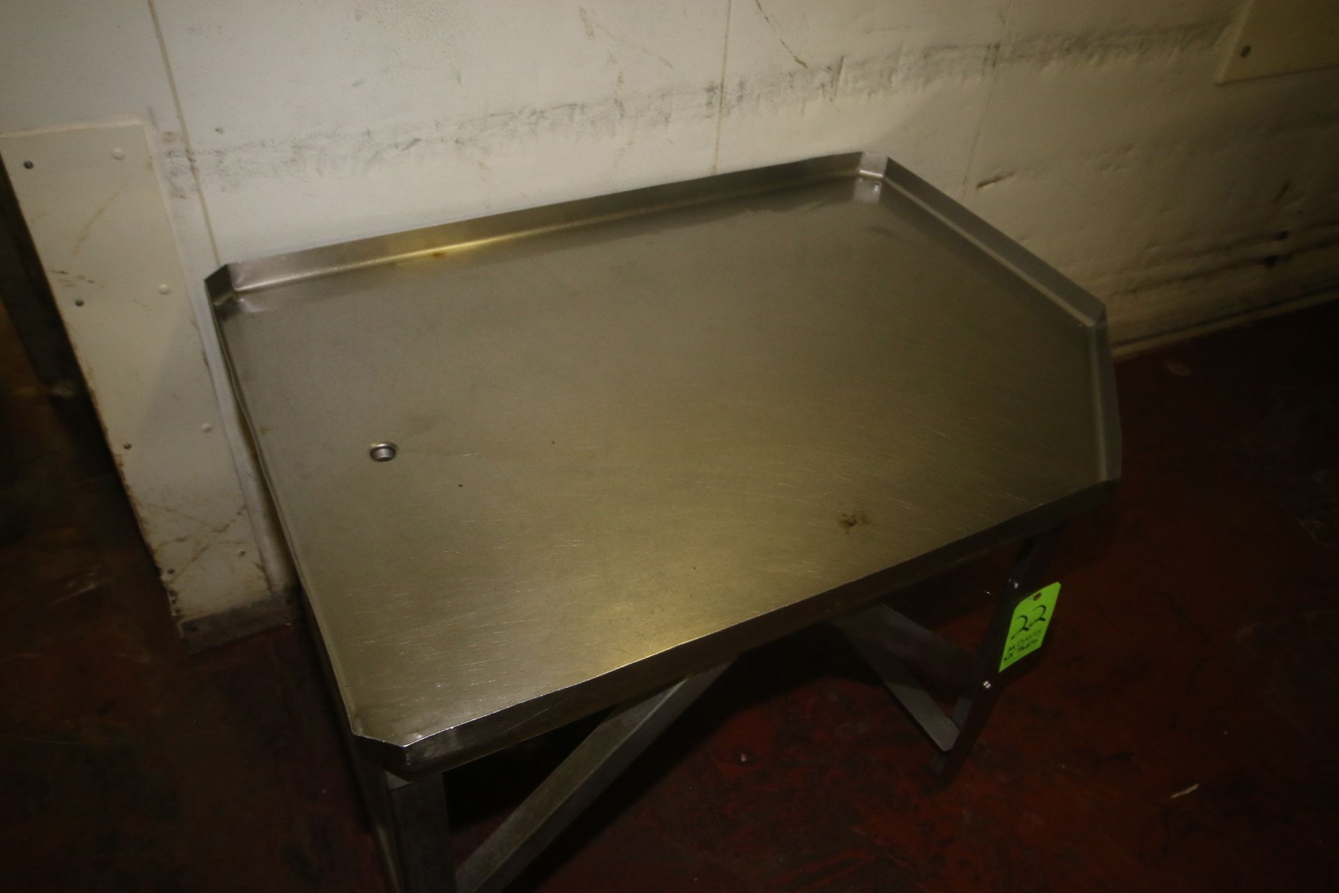 S/S Table, Overall Dims. Aprox. 47-1/2" L x 35" W x 29" H (Located on 1st Floor--McKees Rocks, - Image 2 of 2