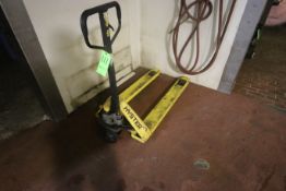 Hyster Hydraulic Pallet Jack, with Aprox. 48" Forks (Located on 1st Floor--McKees Rocks, PA)(