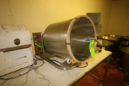 Daniels Food Equipment S/S Table Top Tumbler, M/N DVTS-50, S/N 08/07/02, 120 Volts, 1 Phase (Located