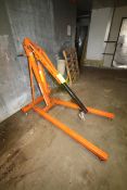 Portable 1/2 Ton - 2 Ton Hoist, Mounted on Portable Frame (Located on 2nd Floor--McKees Rocks, PA)(