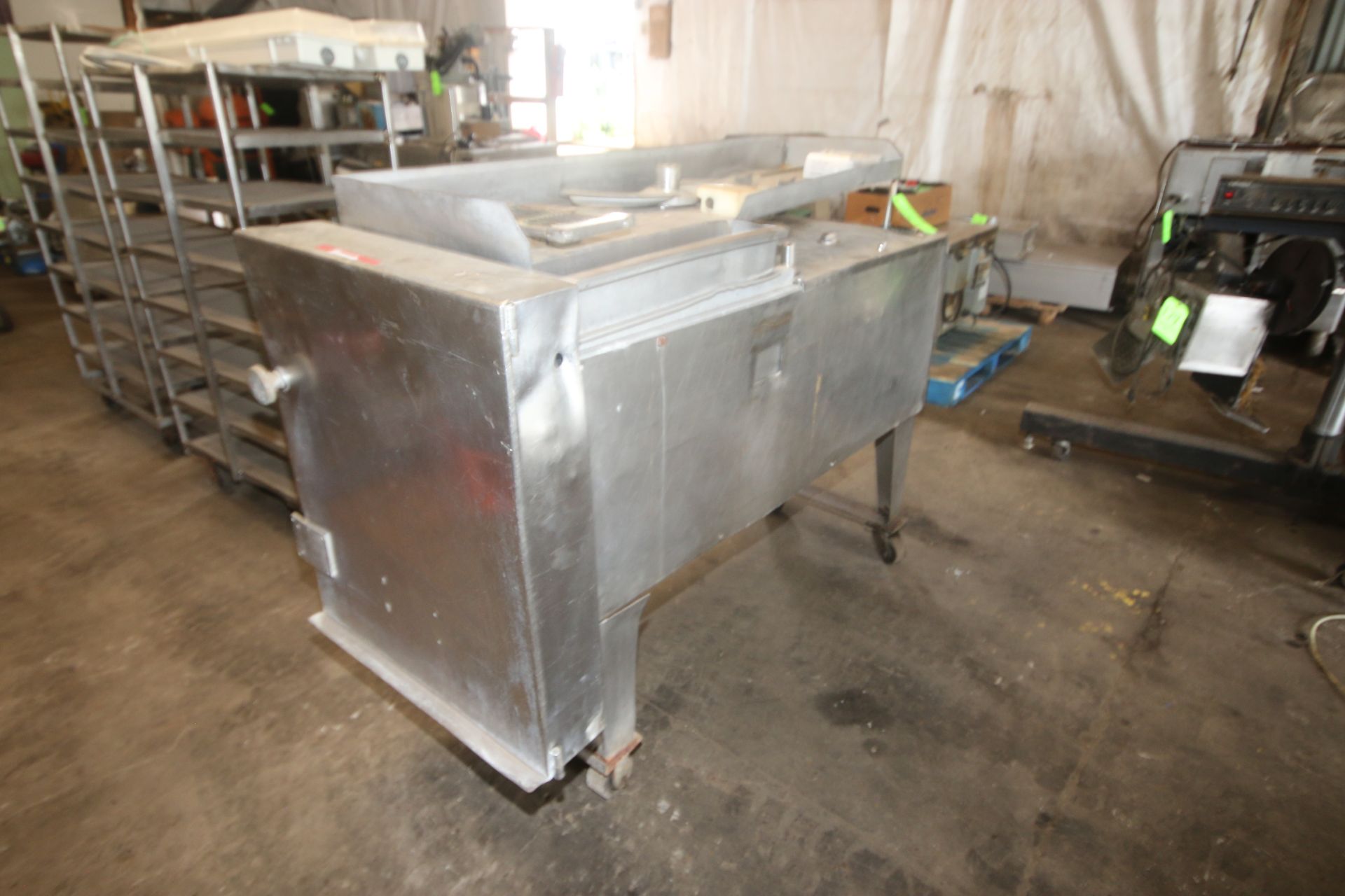 Robert Retser Co. S/S Slicer, Mounted on S/S Frame (Located in Rear Garage--McKees Rocks, PA) ( - Image 2 of 5