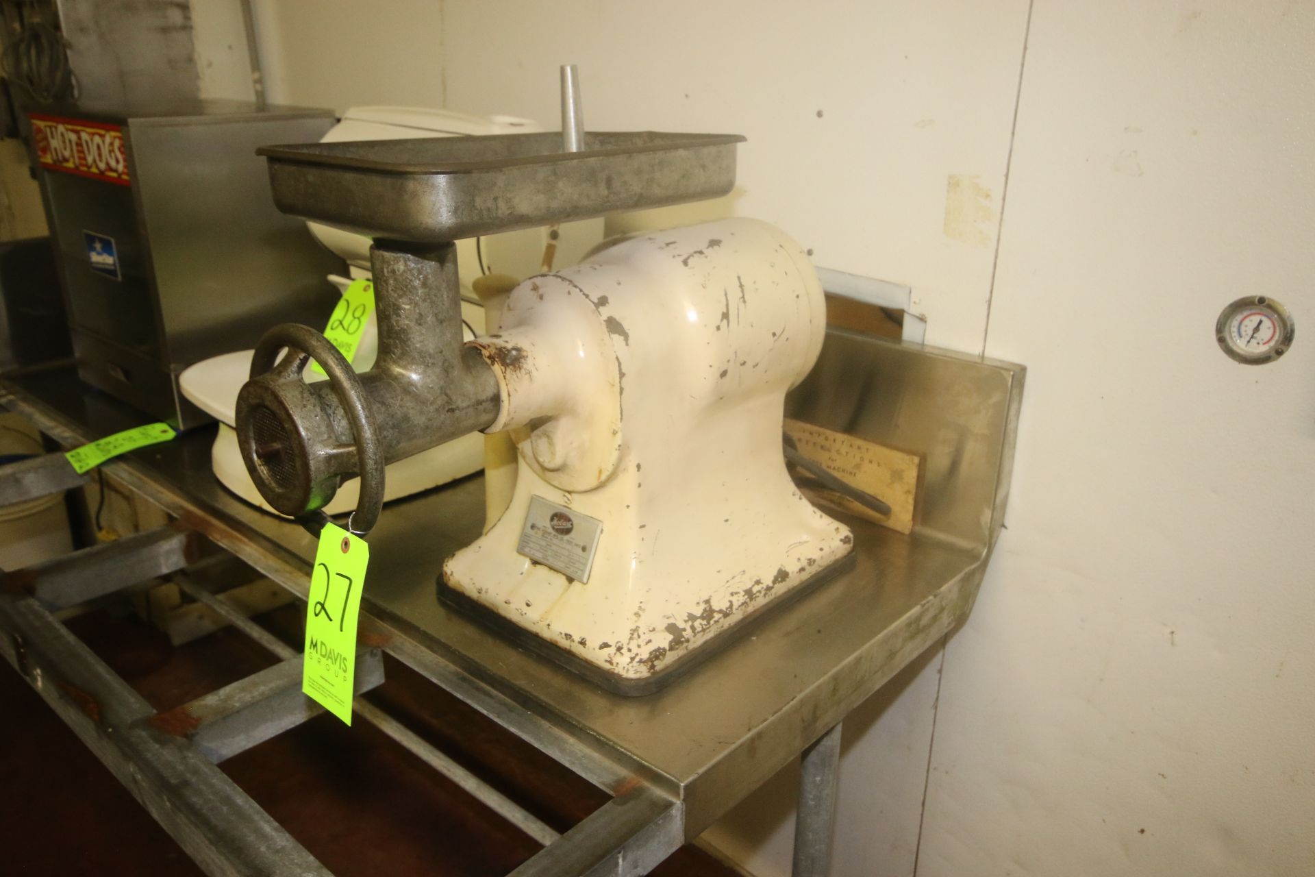 Hobart Table Top Grinder/Copper, M/N 432, S/N 1172209, Speed 1725, 220 Volts, 3 Phase, with 1/2 hp - Image 2 of 5