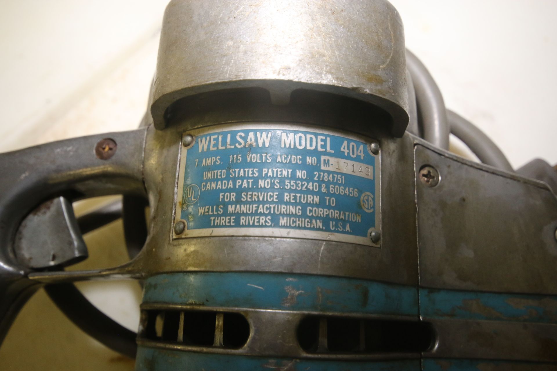 Wellsaw S/S Meat Saw, M/N 404, S/N M17143, 115 Volts, with Power Cord (Located on 1st Floor-- - Image 3 of 3