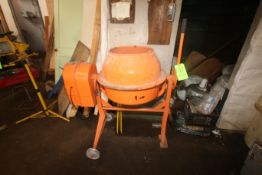 Central Machinery 3-1/2 Cubic Foot Cement Mixer, Mounted on Wheels (Located in Rear Garage--McKees