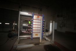 Alfa Laval Plate Press/Chiller, M/N M20-MWFD, NAT'BD: 19393, MAWP 150/250 @ 150/250 PSI, MDMT -