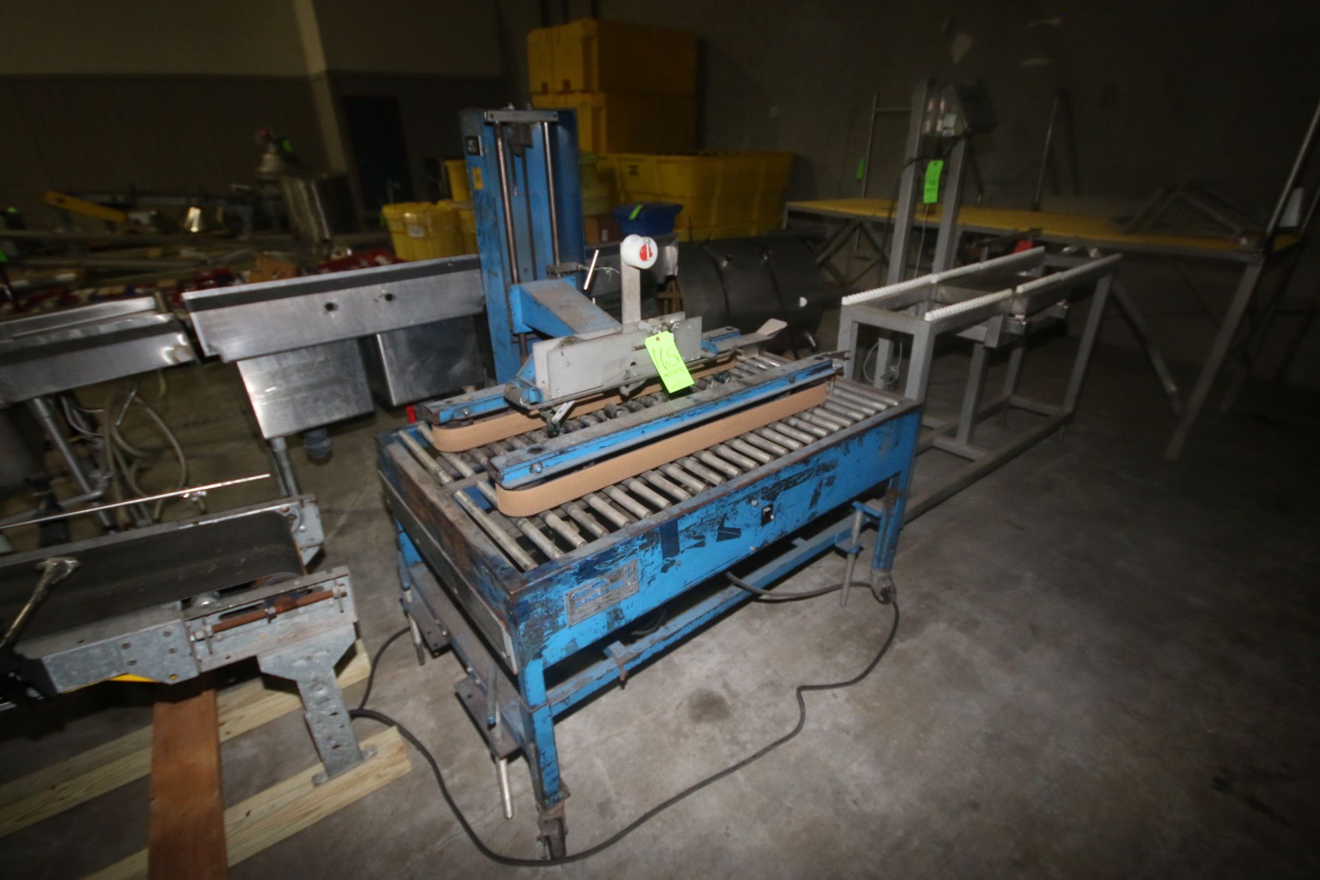 Dura Package Case Sealer, M/N RM-3. 010783, with Top & Bottom Tape Head, Mounted on Portable