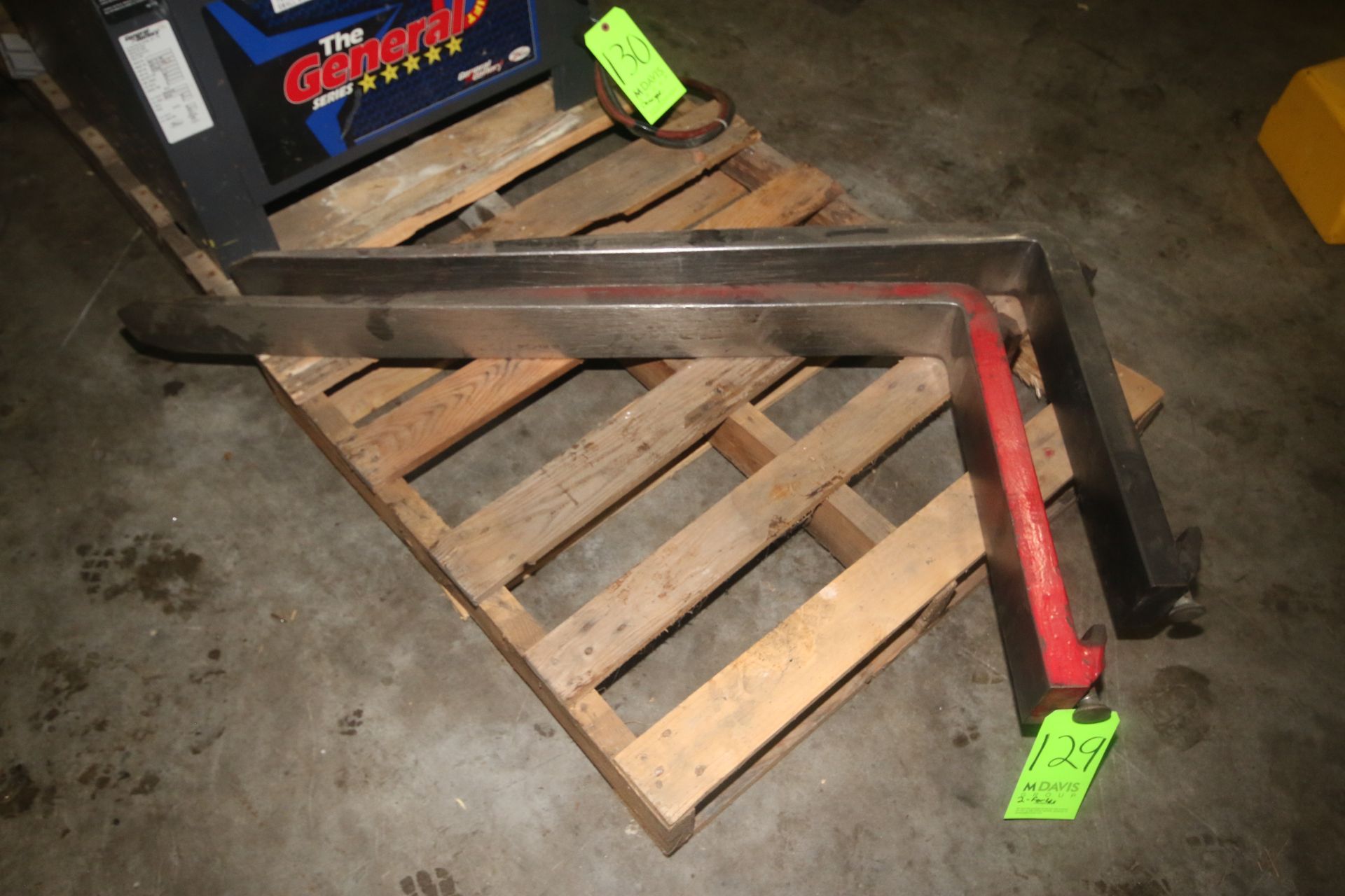 Pair of Spare Forklift Forks, Aprox. 42" L (LOCATED IN WINNSBORO, TX) (Rigging, Handling & Site