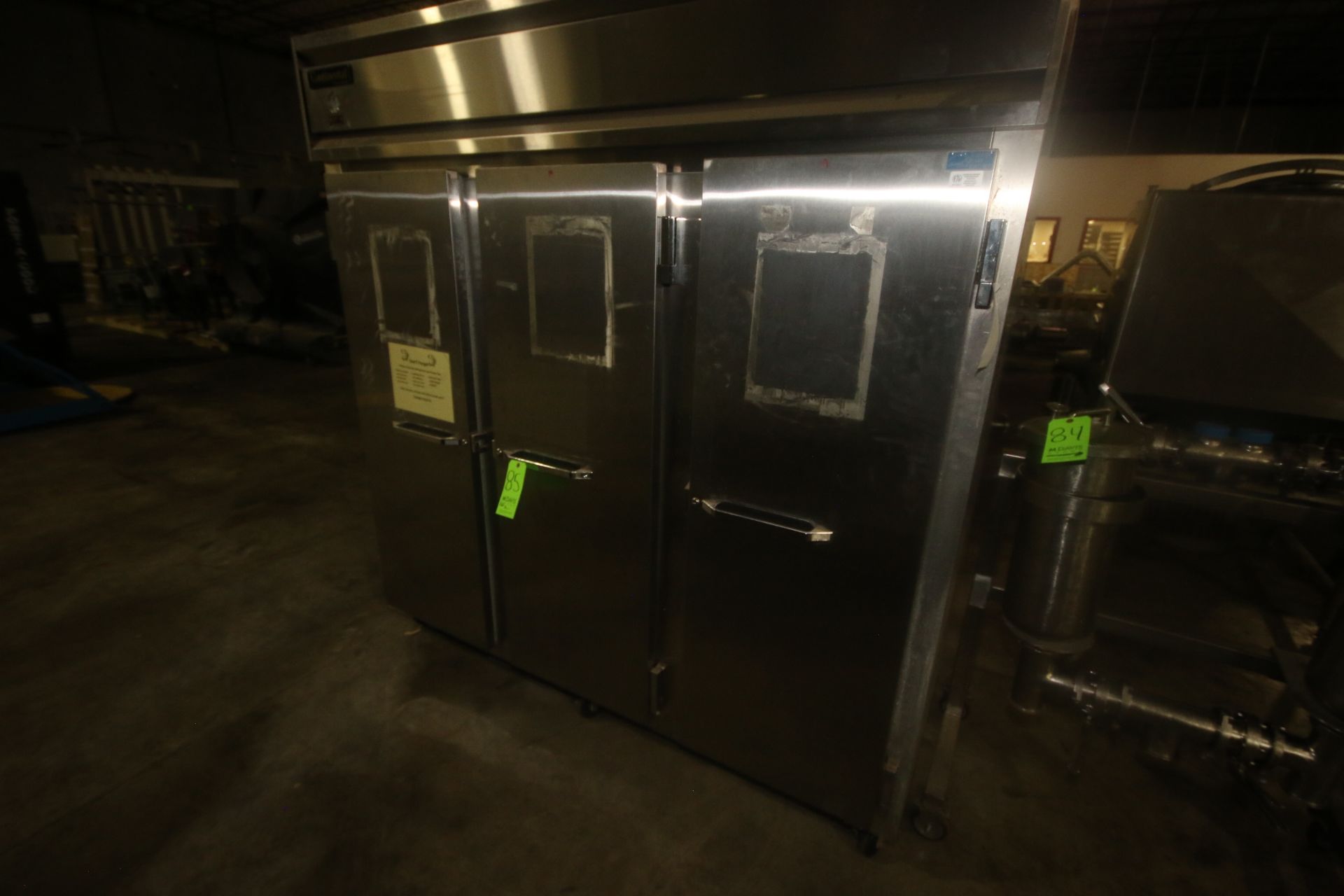 Continental S/S 3-Door Refrigerator, Overall Dims.: Aprox. 80" L x 36" W x 82" H (LOCATED IN - Image 3 of 8