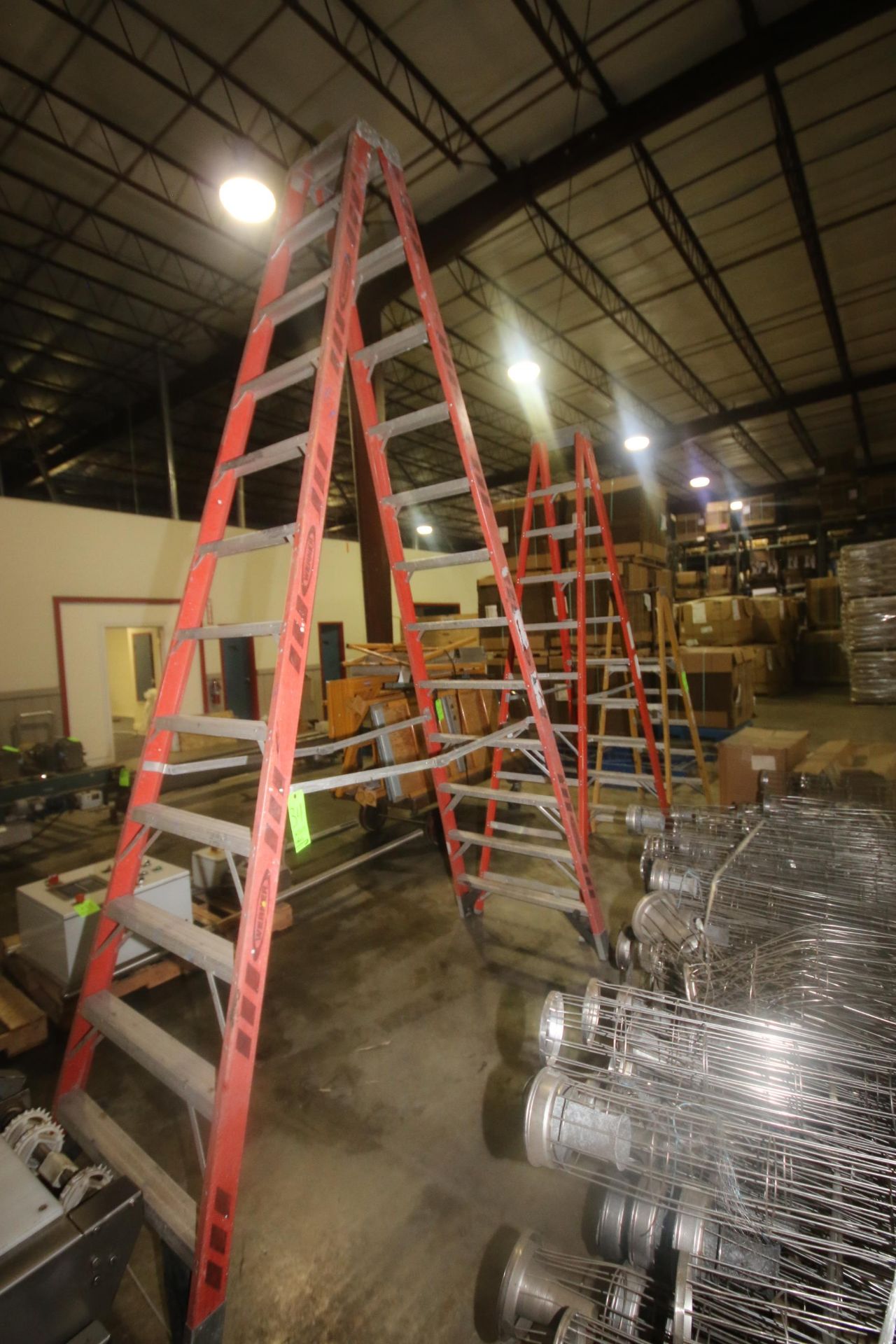 A-Frame Ladders, Total Height Aprox. 139" H; 115" H; & 77" H (LOCATED IN WINNSBORO, TX)(Rigging,