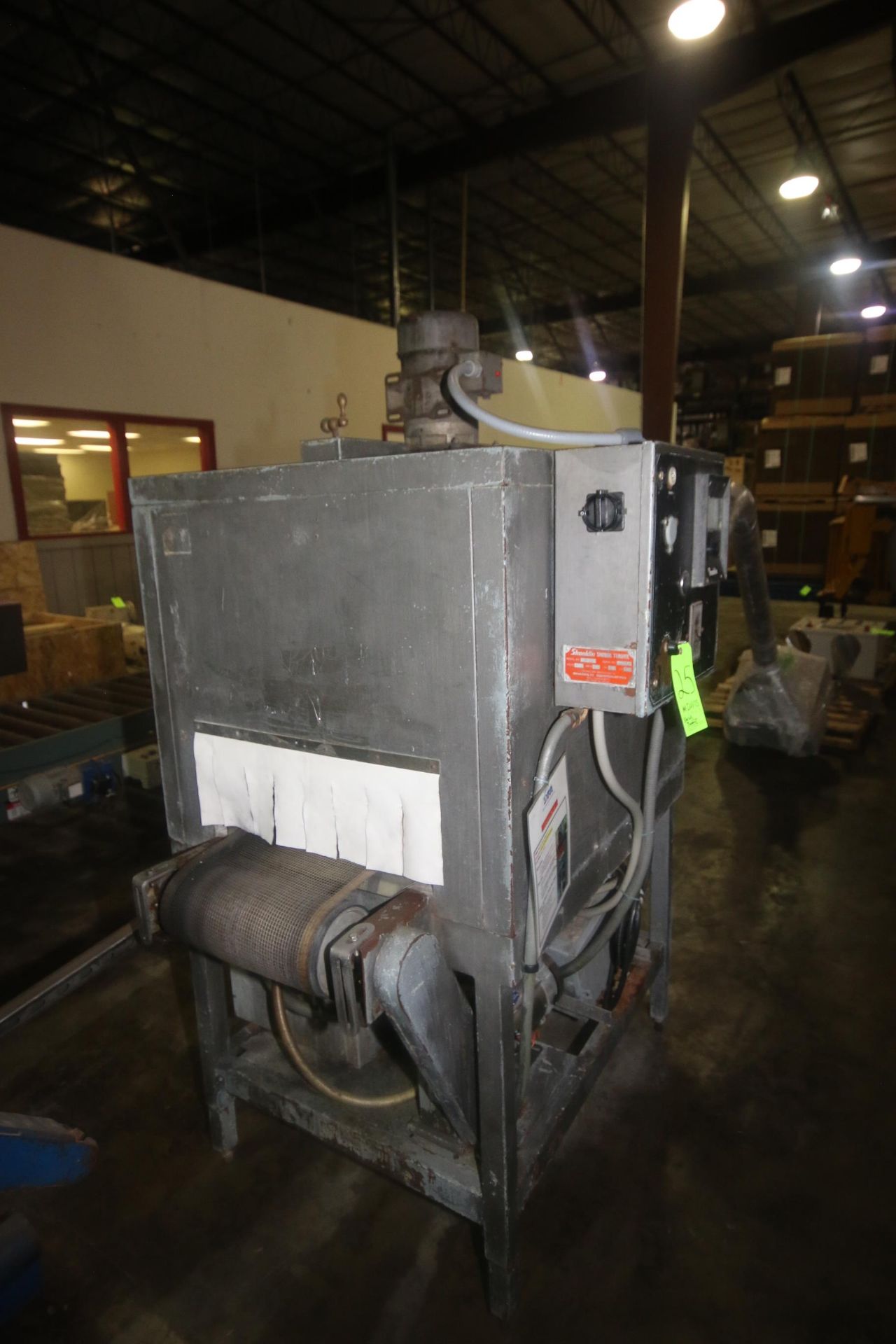 Shanklin Shrink Tunnel, M/N T-7XL, S/N T-9012, 230 Volts, 3 Phase, with Aprox. 14.5" Belt, Product - Image 2 of 6