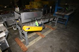 Straight Section of Power Conveyor, with Baldor Drive, with 12" W Rubber Belt, with Aprox. 84" L