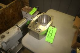 S/S Positive Displacement Head, with Aprox. 3" Clamp Type Inlet/Outlet (LOCATED IN WINNSBORO, TX) (