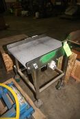 Section of Conveyor, Aprox. 30" L x 20" W Belt, with Baldor 0.5 hp Drive, Mounted on Portable
