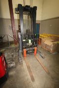 Toyota 4,500 Capacity Stand-Up Electric Forklift, M/N 2BRU23, S/N 30030, with 36 Volt Battery,