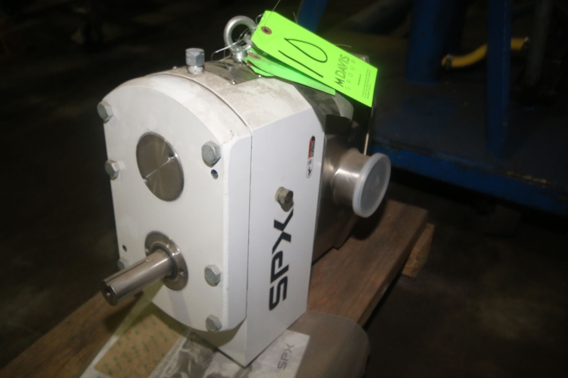 NEW SPX Positive Displacement Pump Head, Size R6, S/N 10000003031840, with Aprox. 3" Clamp Type - Image 2 of 5