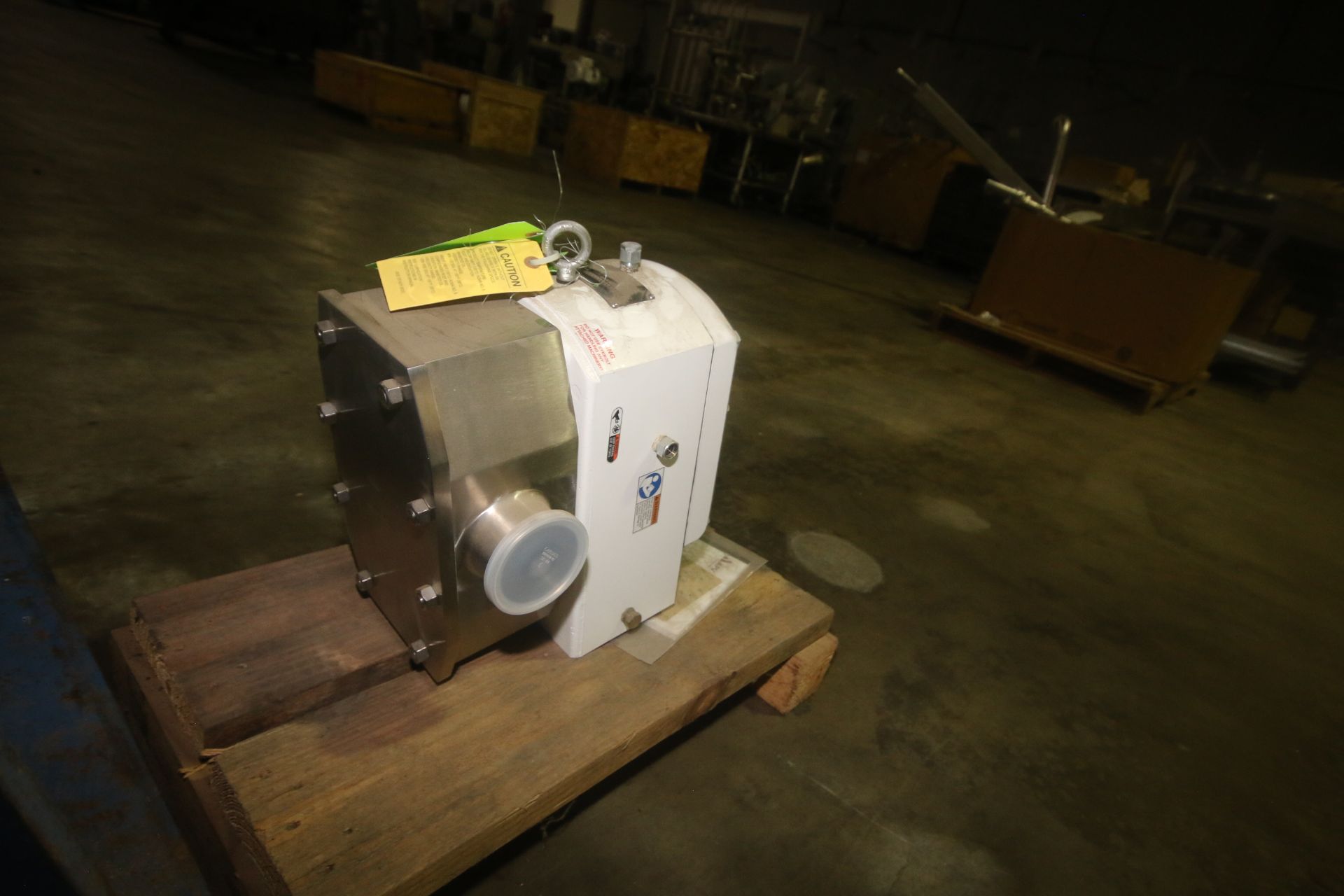 NEW SPX Positive Displacement Pump Head, Size R6, S/N 10000003031840, with Aprox. 3" Clamp Type - Image 4 of 5