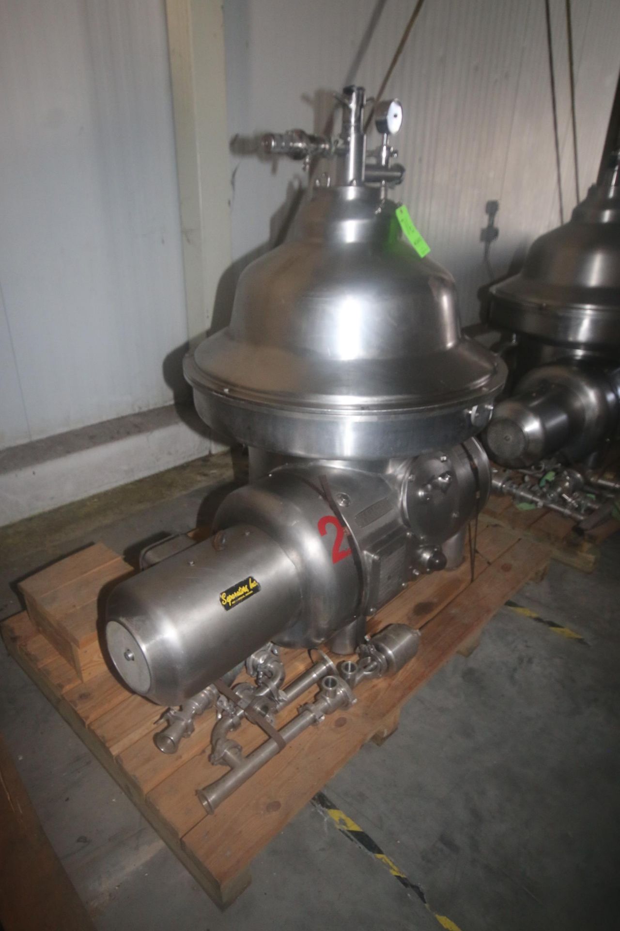 Westfalia S/S Separator, M/N MSA120-01-076, S/N 1660-459, Speed of Bowl 4500, with Separators Inc. - Image 4 of 12