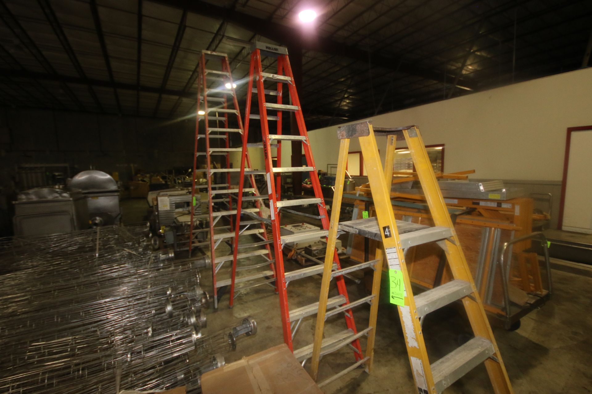 A-Frame Ladders, Total Height Aprox. 139" H; 115" H; & 77" H (LOCATED IN WINNSBORO, TX)(Rigging, - Image 2 of 3