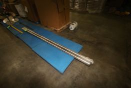 NEW 2" Clamp Type Straight Sections of Piping, Aprox. 9' L (LOCATED IN WINNSBORO, TX)(Rigging,