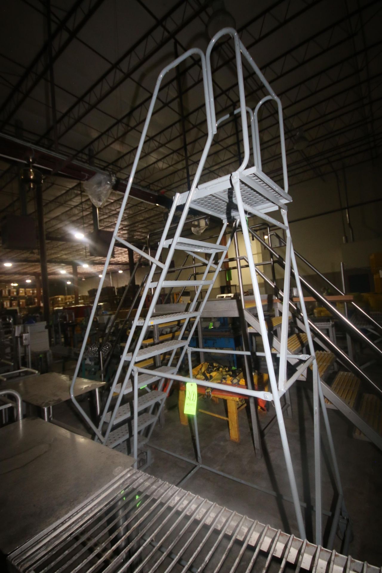 Cotterman 9-Step Portable Stairs, Platform Height: Aprox. 90" Tall, Mounted on Portable Frame ( - Image 2 of 2