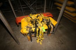 Lot of Assorted Safety Harnesses, with Table (LOCATED IN WINNSBORO, TX)(Rigging, Handling & Site