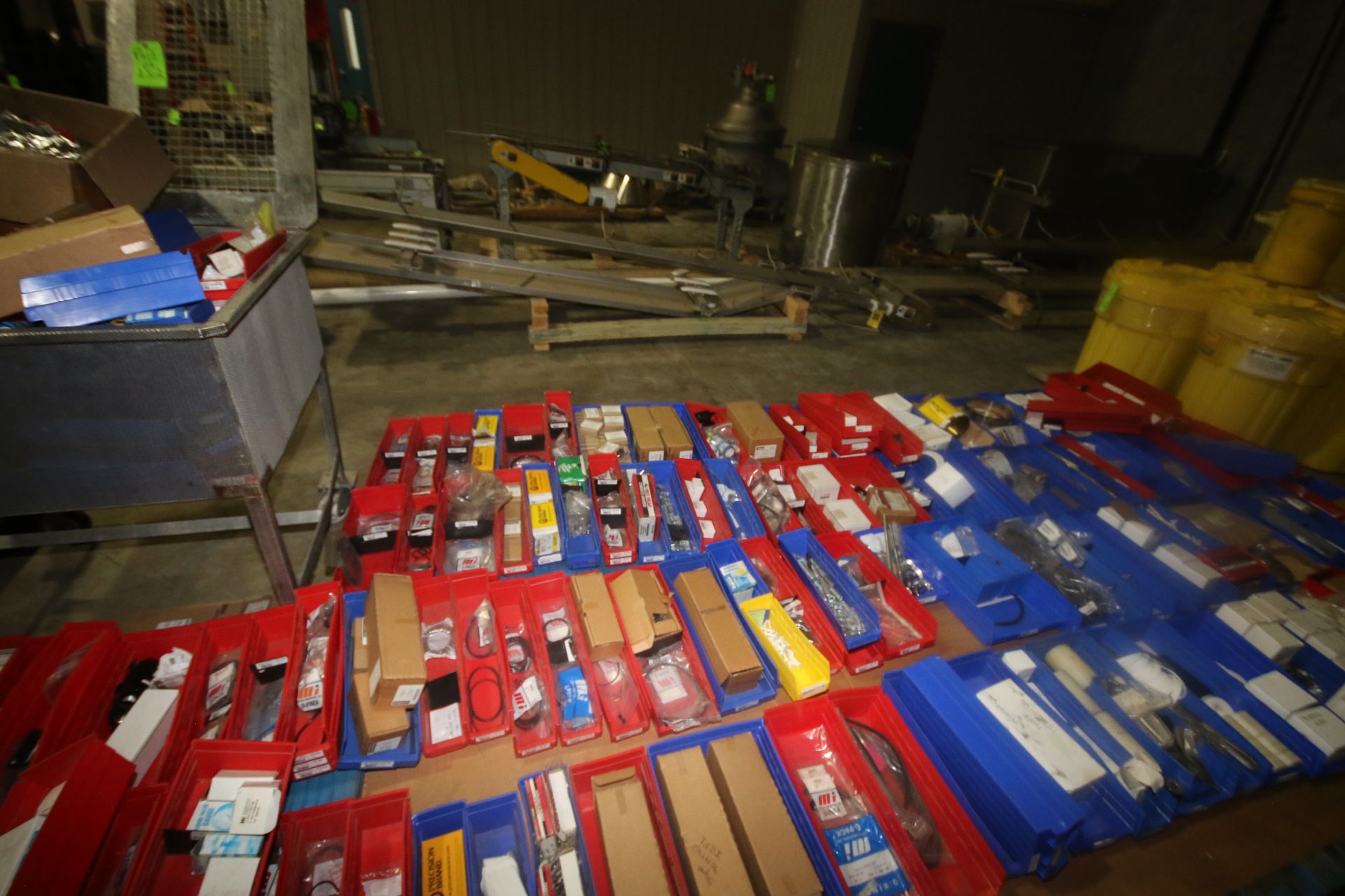 Large Assortement of Maintenance Shop Parts Bins with Contents, Including Hardware, Springs, S/S - Image 13 of 16