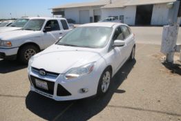 2012 White Ford Focus SE Hatchback 4D, VIN #: 1FAHP3K27CL423326, with 116,017 Miles, with 4-Doors,