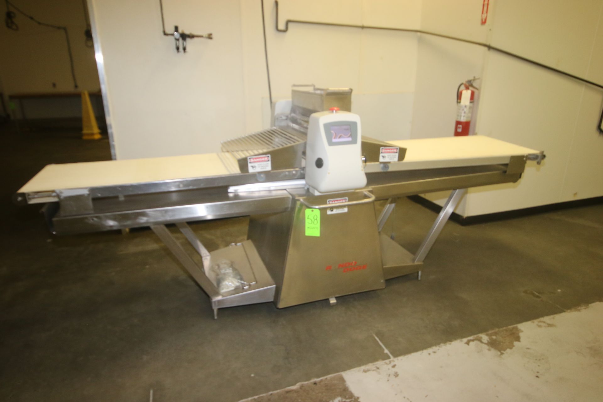 Rondo Doge Automatic Reversible Dough Sheeter, M/N SFA 612, S/N C3A372104, 220 Volts, 3 Phase,