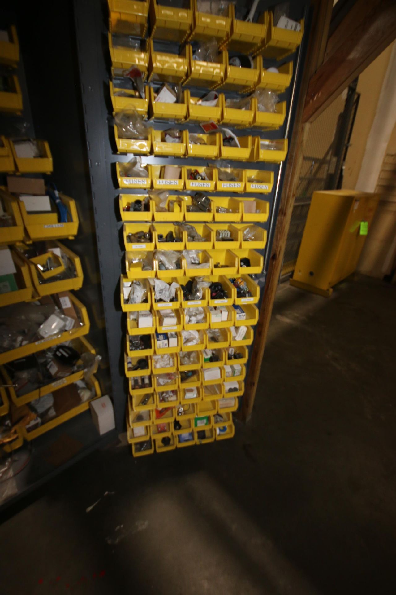 (2) Double Door Vertical Parts Cabinets with Contents, Includes Assorted Hardware, Air Hose, - Image 7 of 10