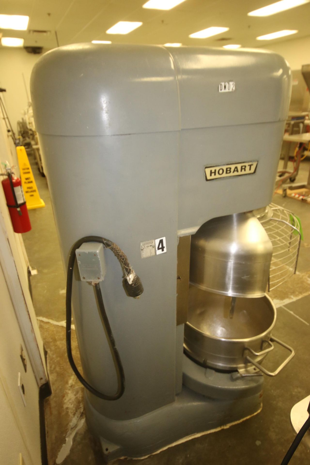 Hobart Mixer, M/N M802, S/N 31-1180-986, with 3 hp Motor, 1755 RPM, 200 Volts, 3 Phase, with S/S - Image 8 of 8