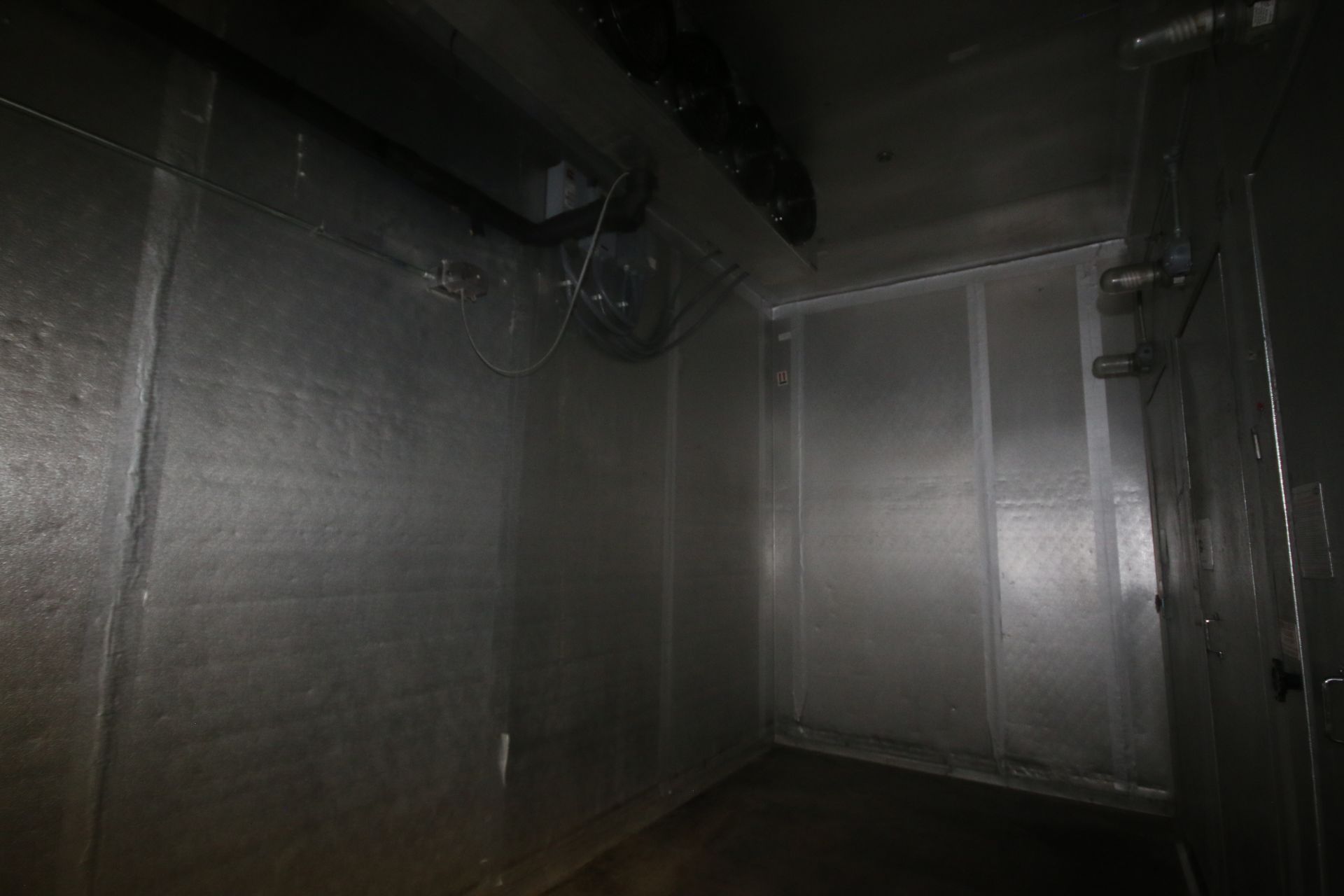 Brown Walk-In Cooler, with Russell 5-Fan Blower, with 5-Doors, Overall Dims.: Aprox. 210" L x 102" W - Image 7 of 8