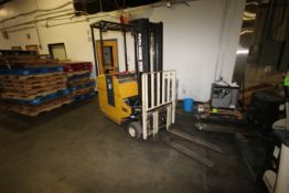 Yale 2,500 lbs. Stand-Up Electric Forklift, M/N ESC030ABN24TE083, S/N A824N07844Y, with Aprox. 42" L