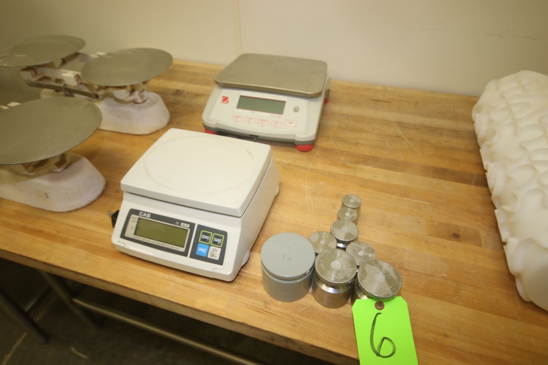 (1) CAS Digital Scale, M/N SW-50, with Aprox. 9" L x 7-1/2" W Platform, with Digital Read Out, (1) - Image 4 of 4