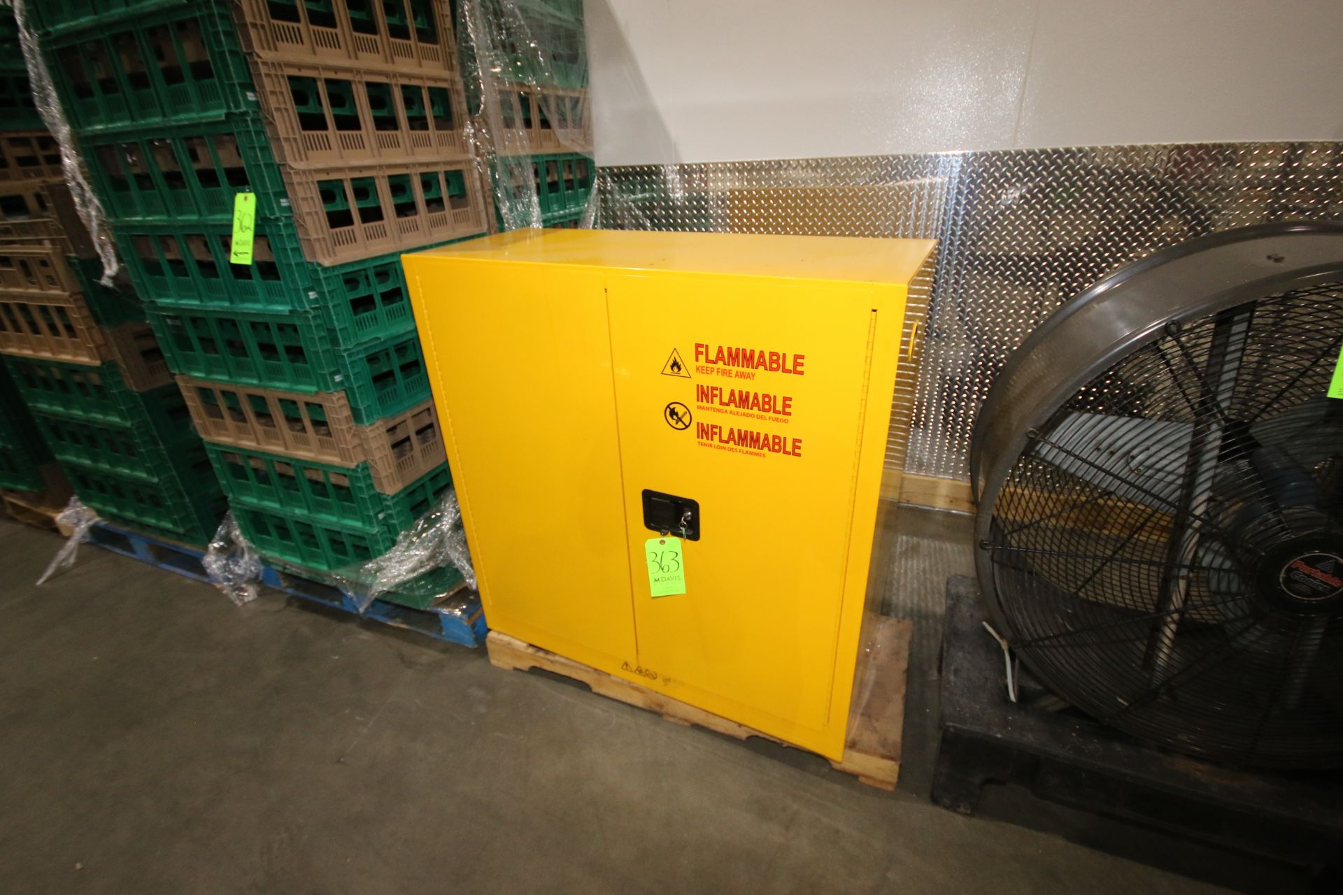 Double Door Flammable Storage Cabinet (LOCATED AT GLUTEN-FREE--2800 PERIMETER PARK DR. - Image 2 of 2