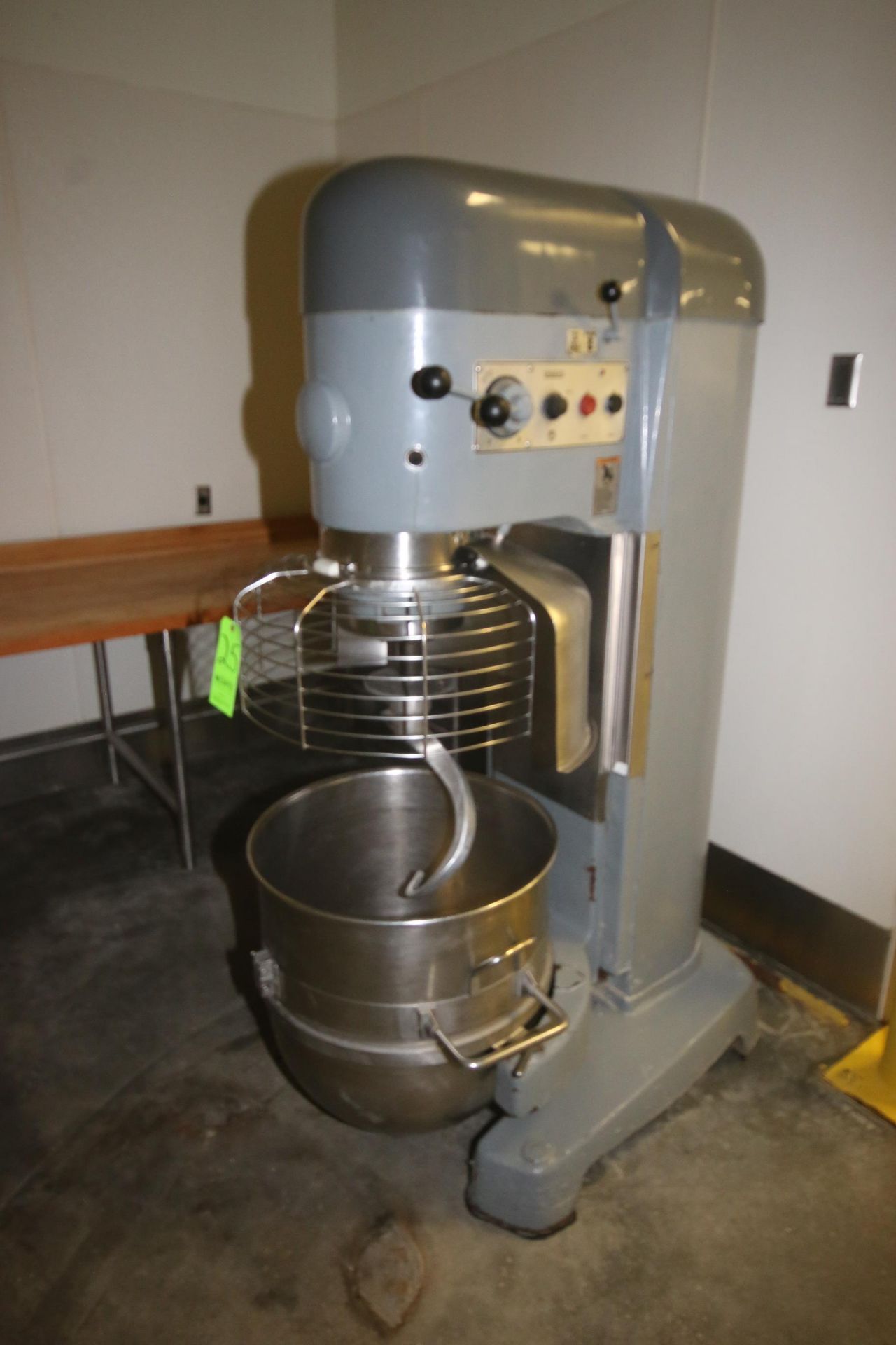 Hobart Mixer, M/N V1401, S/N 31-1355-104, with 5 hp Motor, 1750 RPM, 200 Volts, 3 Phase, with S/S