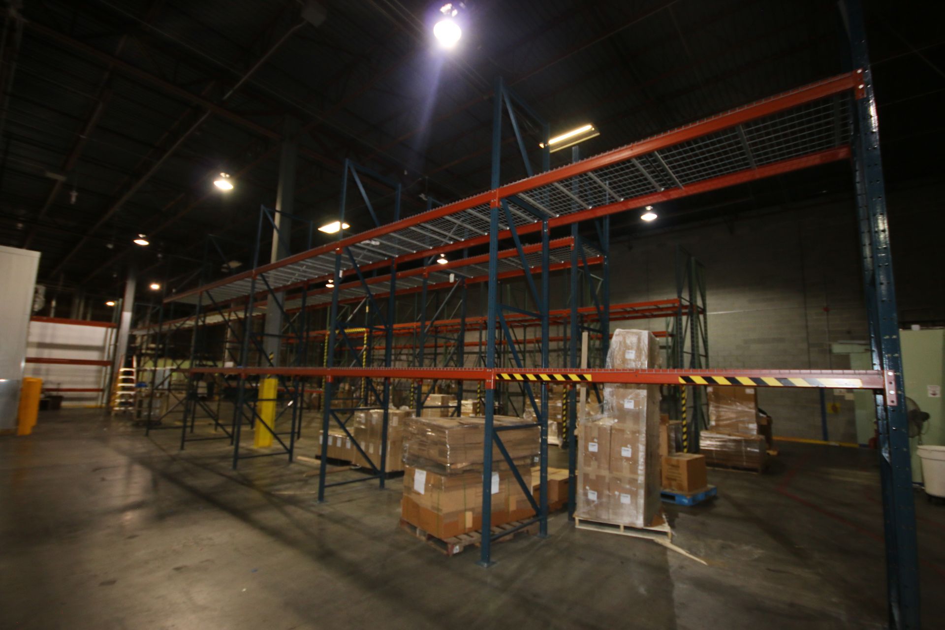 18-Sections of Bolt Type Pallet Racking, with (23) 190" Tall Uprights, with (28) Sets of 105" L