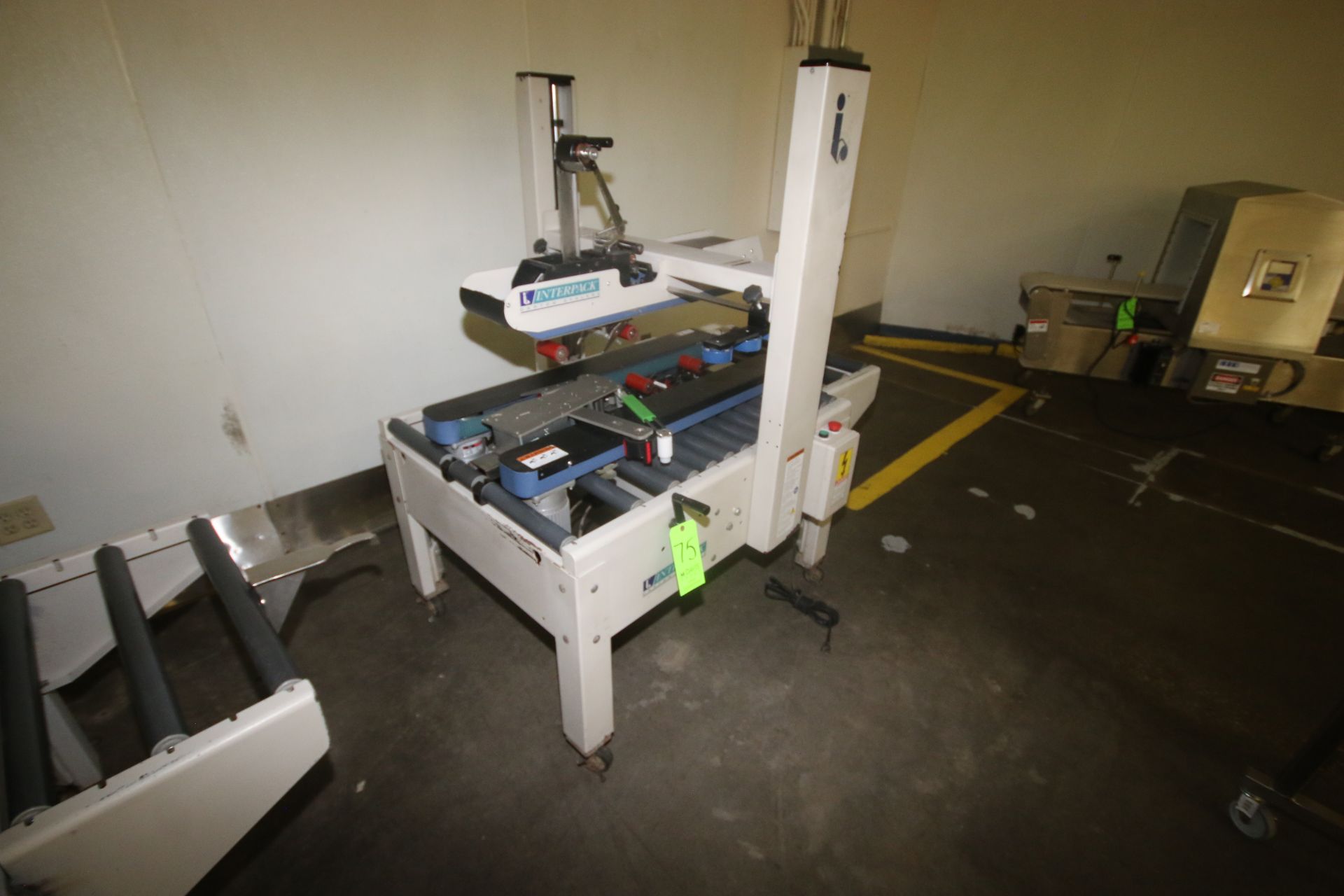 InterPack Top & Bottom Case Sealer, M/N USA 2024-SB/3, 115 Volts, 1 Phase, with Top & Bottom Tape