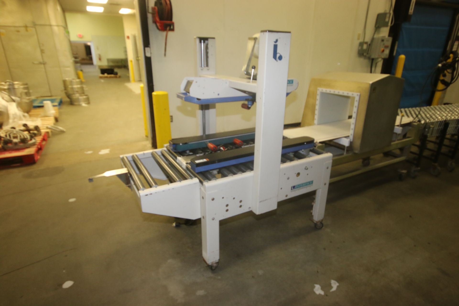 InterPack Top & Bottom Case Sealer, M/N USA 2024-SB/3, S/N TM 594 05 A 038, 115 Volts, 1 Phase, with - Image 3 of 4