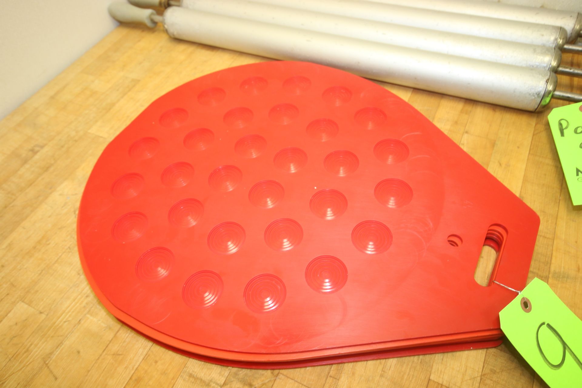 Dough Press Plates, with Aprox. 1-7/8" Dia. Circles on Surface of Plates, with (4) S/S Rollers ( - Image 2 of 3