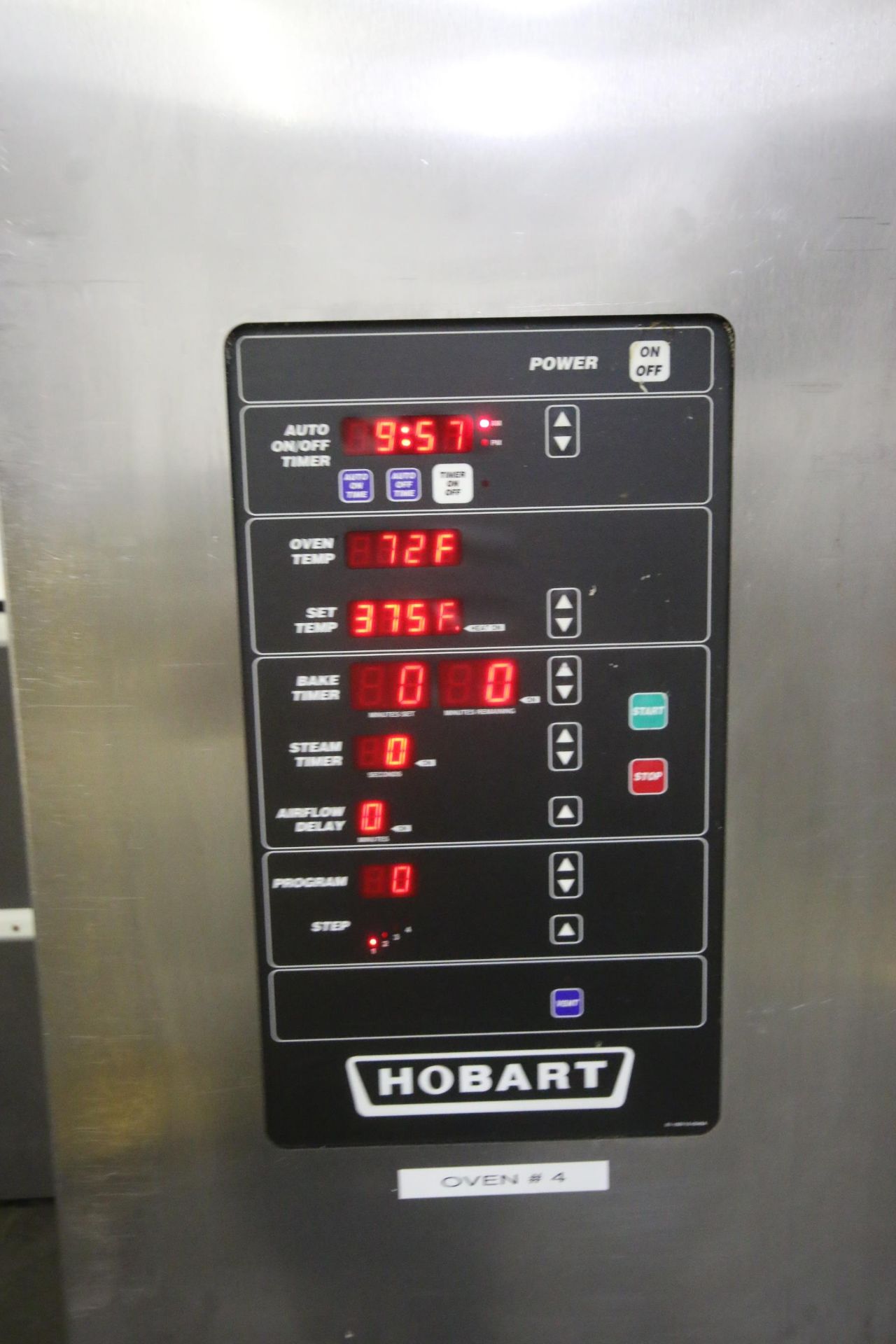 Hobart S/S Single Rotating Rack Natural Gas Oven, M/N HBA2G, S/N 24-1044239, 290,000 BTU/HR, with - Image 5 of 12