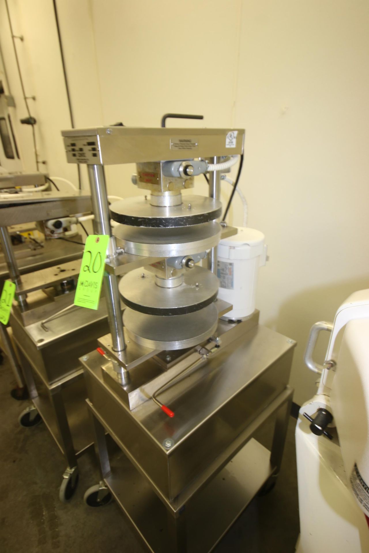 Comtec Pie Tart Top & Base Press, M/N 2200, S/N BD-4270, 220 Volts, 1 Phase, with Leeson 1-1/2 hp - Image 4 of 7