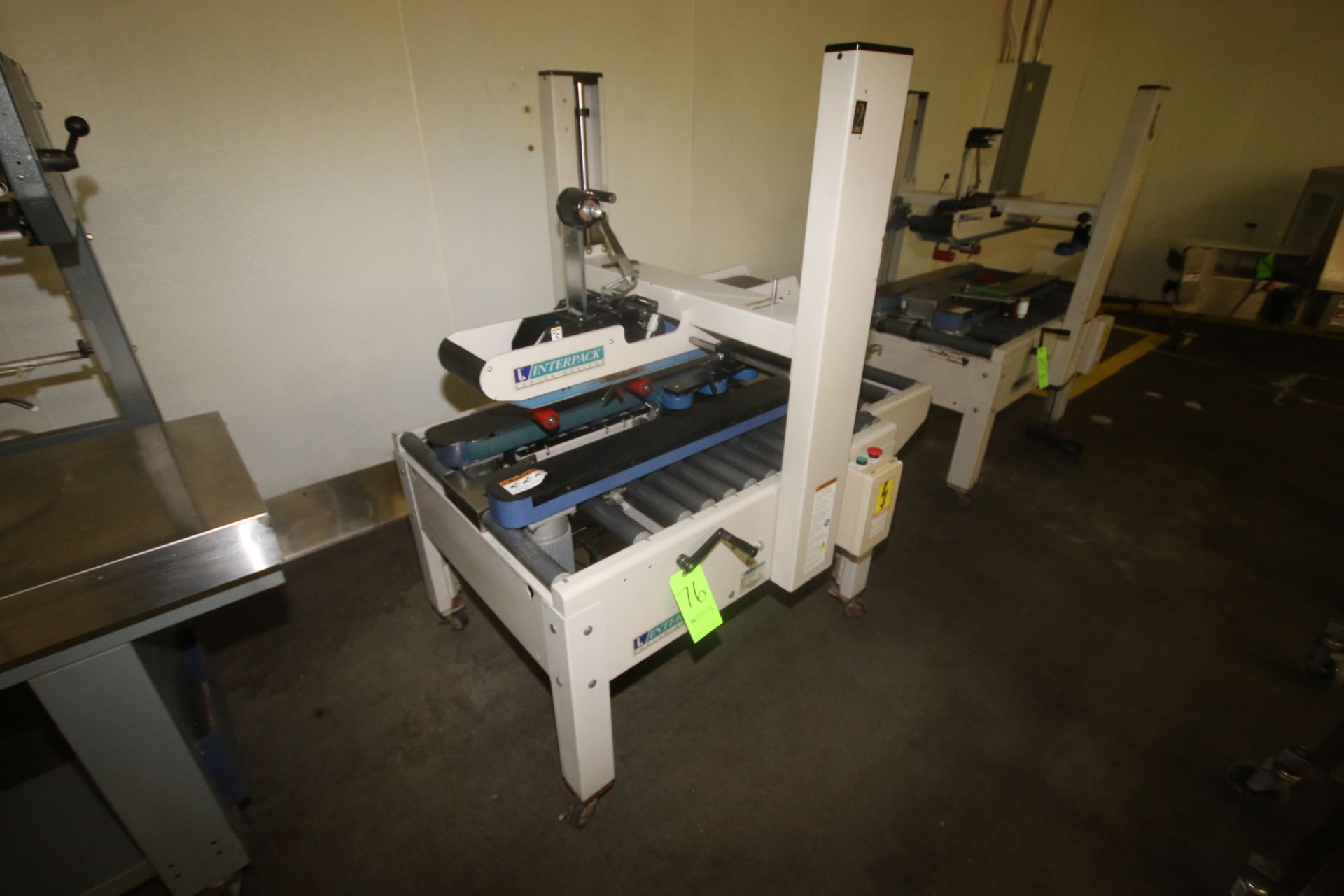 InterPack Top & Bottom Case Sealer, M/N USA 2024-SB/3, S/N H03 T544 007, 115 Volts, 1 Phase, with
