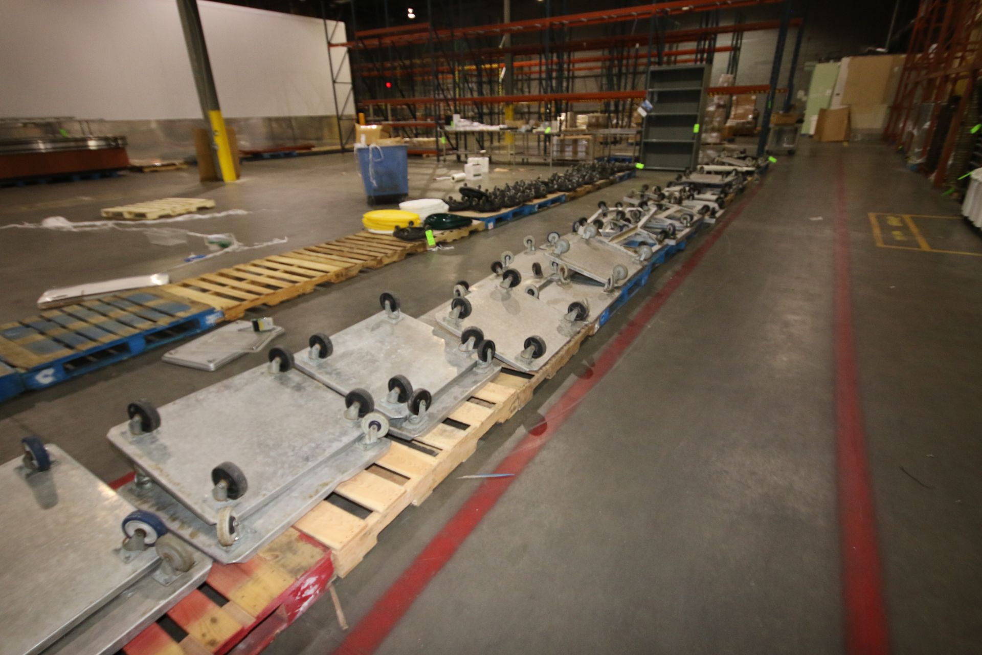 Lot of Assorted Aluminum Skates/Carts, Assorted Sizes (LOCATED AT GLUTEN-FREE--2800 PERIMETER PARK - Image 2 of 6