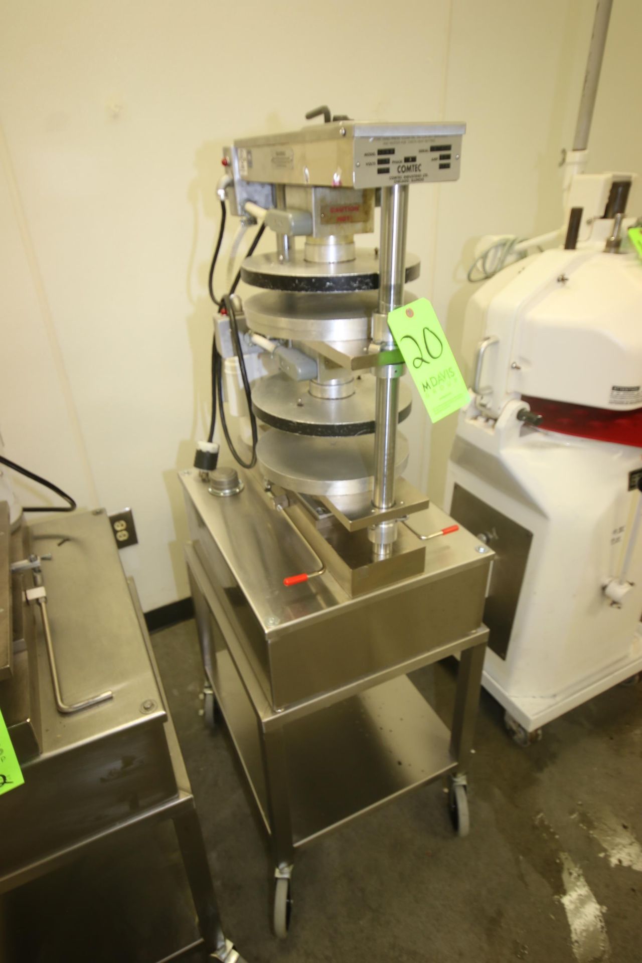 Comtec Pie Tart Top & Base Press, M/N 2200, S/N BD-4270, 220 Volts, 1 Phase, with Leeson 1-1/2 hp - Image 2 of 7