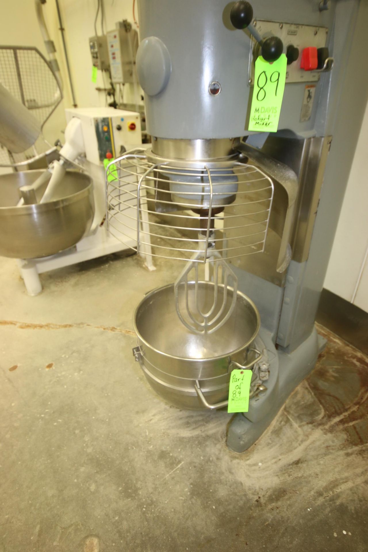 Hobart Mixer, M/N V1401, S/N 31-1220-328, 230 Volts, 3 Phase, with S/S Mixing Bowl, with S/S - Image 4 of 6
