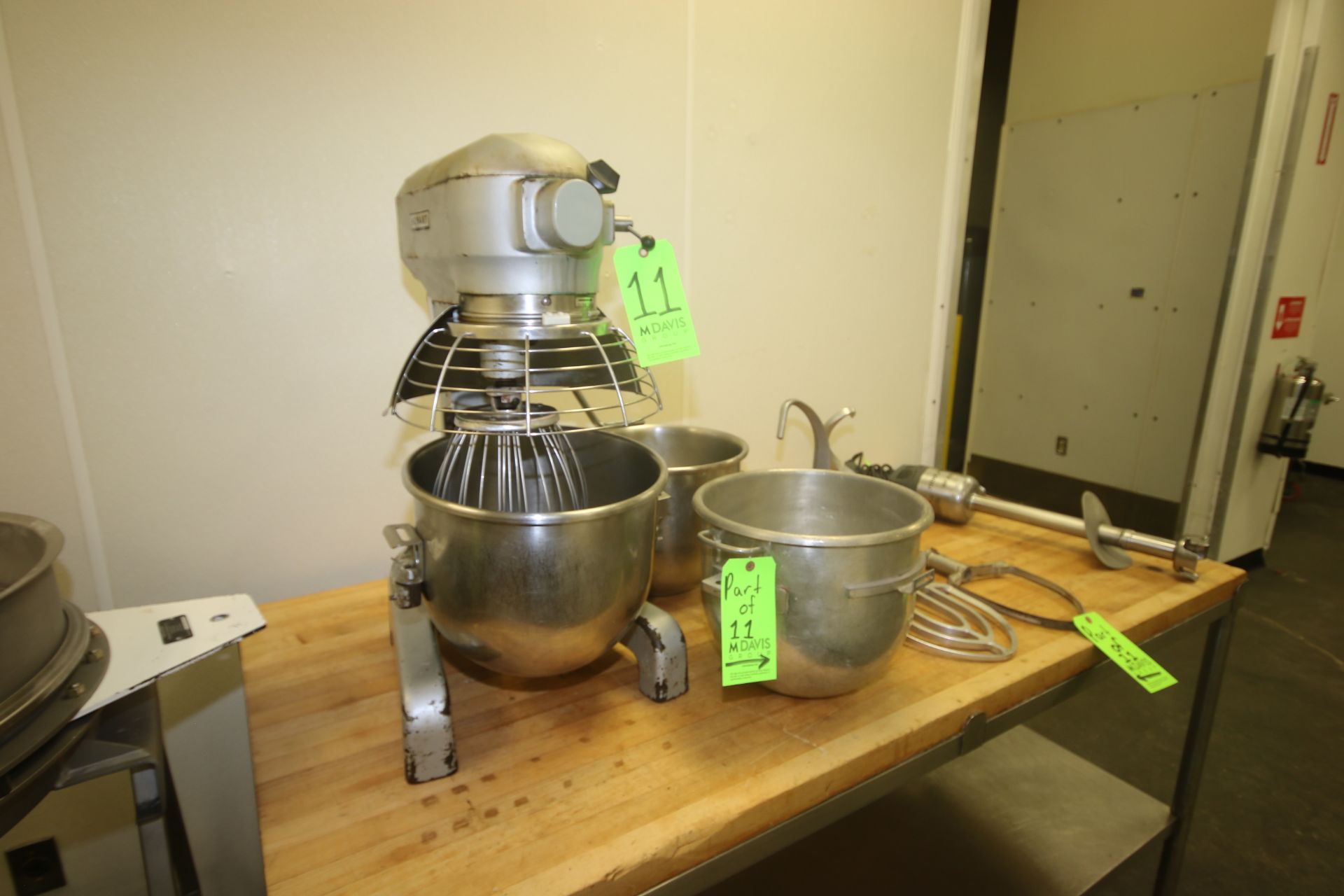 Hobart Counter Top Mixer, M/N A 200, S/N 11-376-471, 115 Volts, 1 Phase, with 1725 RPM Motor,