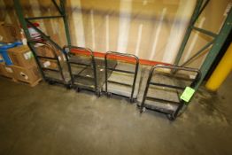 Push Carts, with Aprox. 48" L x 24" W Platforms (LOCATED AT BAKE SHOP--409 AIRPORT BLV. MORRISVILLE,