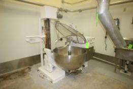 VMI Phebus 2000 160 kg S/S Dough Mixer & Column Dump, M/N 2330ETM, S/N 122486, 208 Volts, with S/S